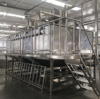 200 кг мощности Соевые вакуумные бобы поглотитель для линии производства соевого молока